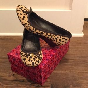 Tory Burch Cheetah Wedges